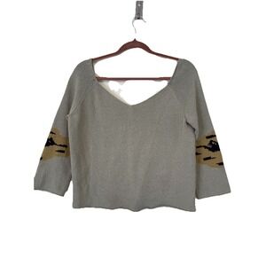 Krizia Maglia - Vintage Silk Sweater Kaki Size‎ 46 IT